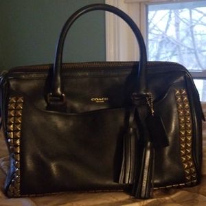 Coach studded satchel